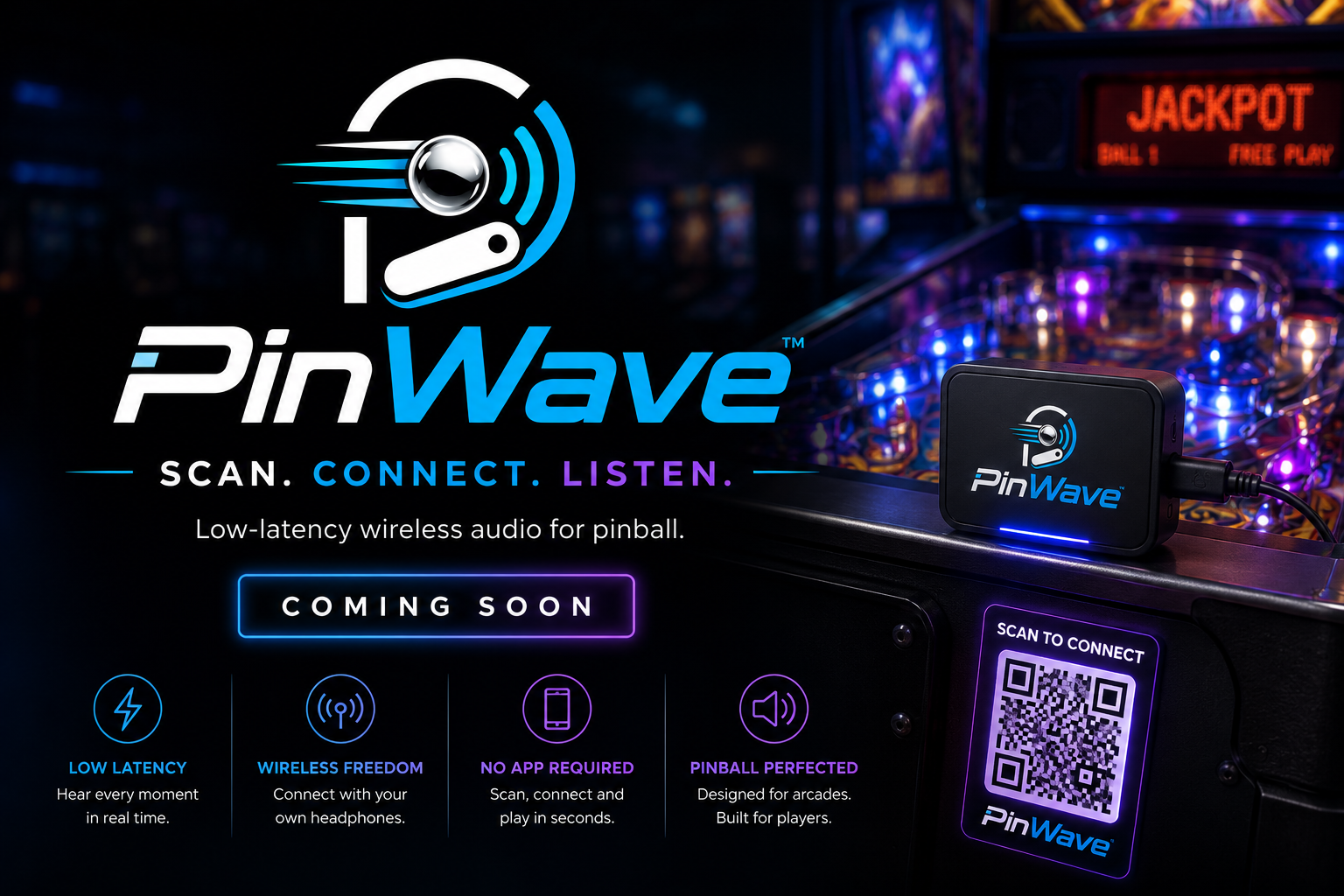 PinWave - Scan. Connect. Listen.